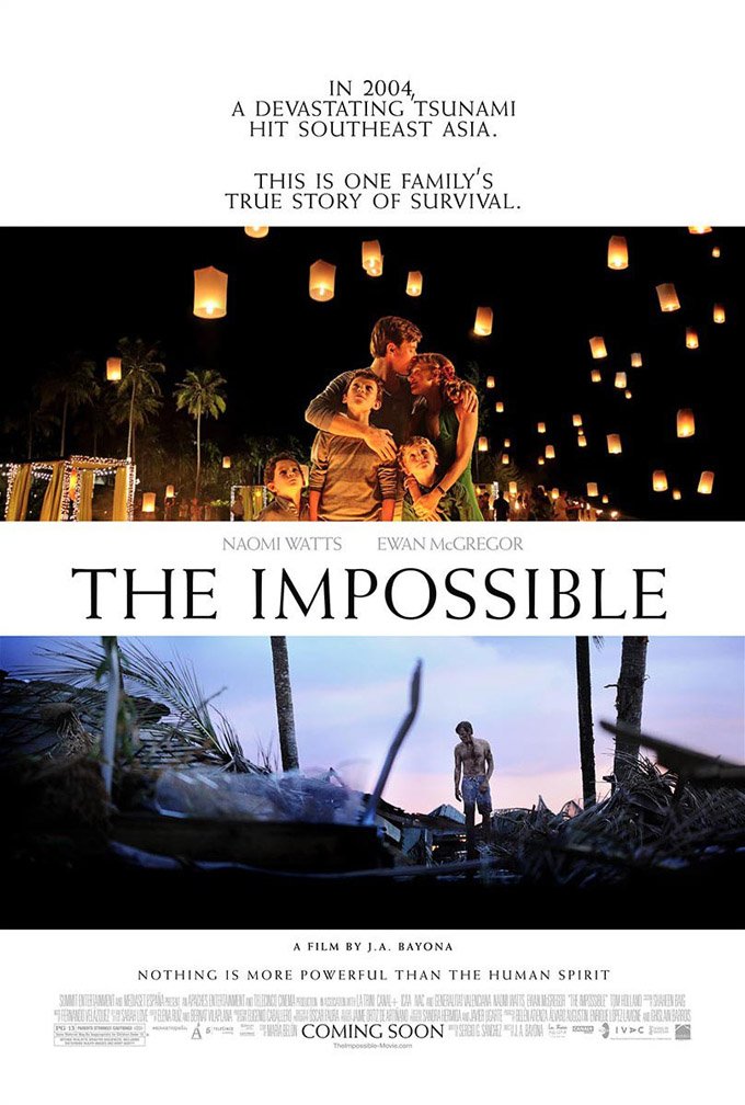 Amazon.com: THE IMPOSSIBLE MOVIE POSTER 2 Sided ORIGINAL 27x40